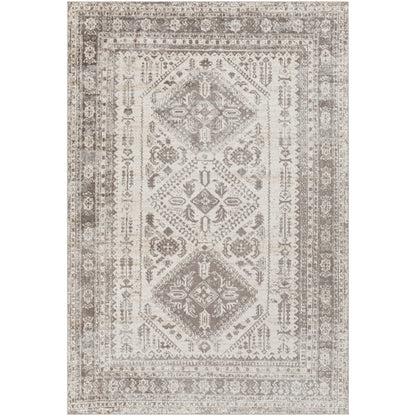 Surya Lavadora LVR-2301 Dark Brown Traditional  Rug