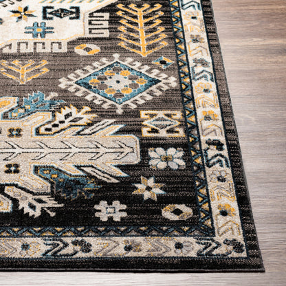 Surya Lavadora LVR-2307 Black Traditional  Rug