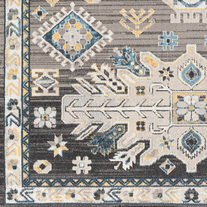 Surya Lavadora LVR-2307 Black Traditional  Rug