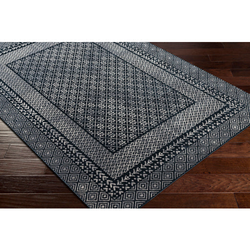 Surya Lavadora LVR-2308 Ink Blue Traditional  Rug