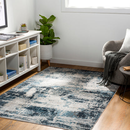 Surya Lavadora LVR-2313 Ink Blue Traditional  Rug