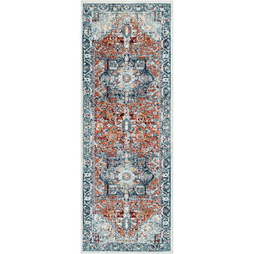 Surya Lavadora LVR-2323 Ink Blue Traditional  Rug
