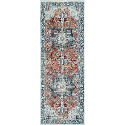 Surya Lavadora LVR-2323 Ink Blue Traditional  Rug
