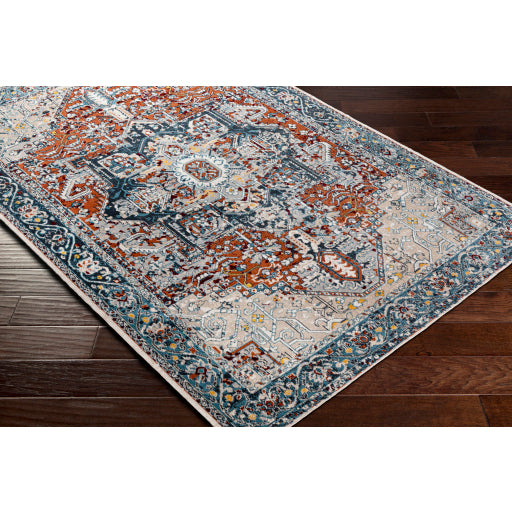 Surya Lavadora LVR-2323 Ink Blue Traditional  Rug