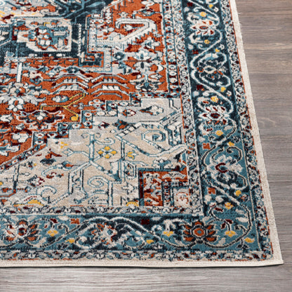 Surya Lavadora LVR-2323 Ink Blue Traditional  Rug