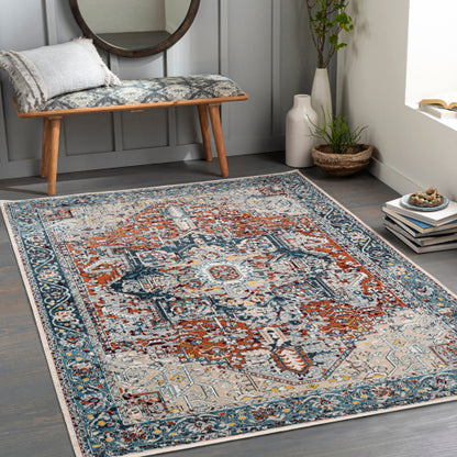 Surya Lavadora LVR-2323 Ink Blue Traditional  Rug