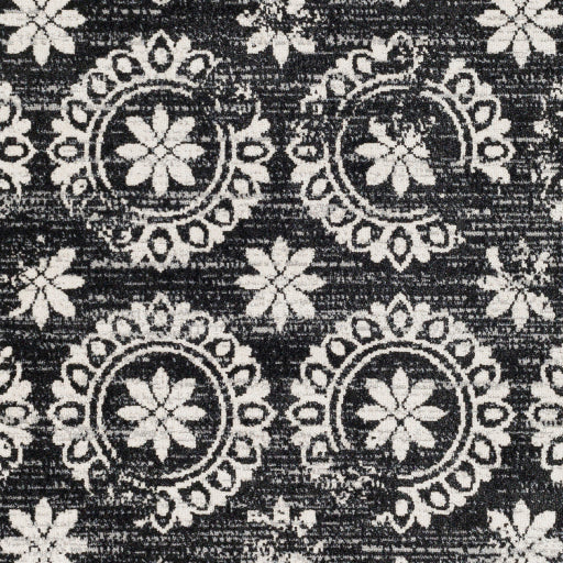 Surya Lavadora LVR-2325 Black Traditional  Rug