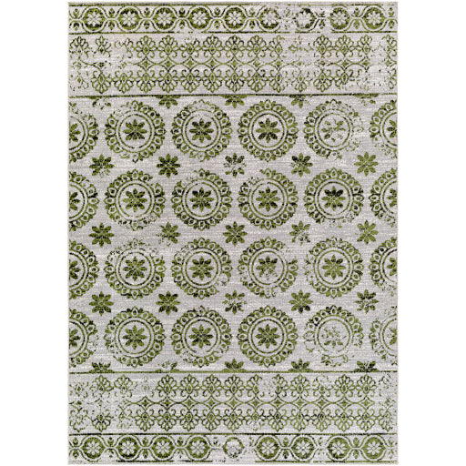 Surya Lavadora LVR-2326 Black Traditional  Rug