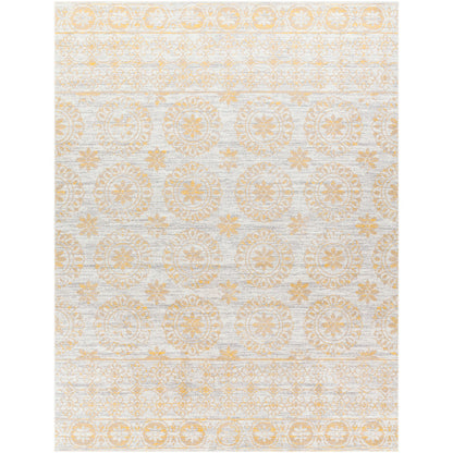 Surya Lavadora LVR-2327 Mustard Traditional  Rug