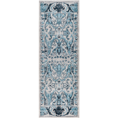 Surya Lavadora LVR-2333 Ink Blue Traditional  Rug