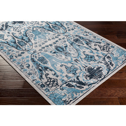 Surya Lavadora LVR-2333 Ink Blue Traditional  Rug