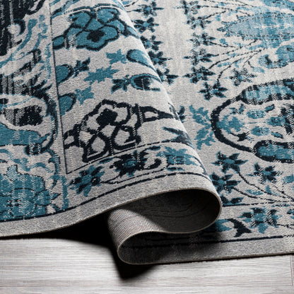 Surya Lavadora LVR-2333 Ink Blue Traditional  Rug