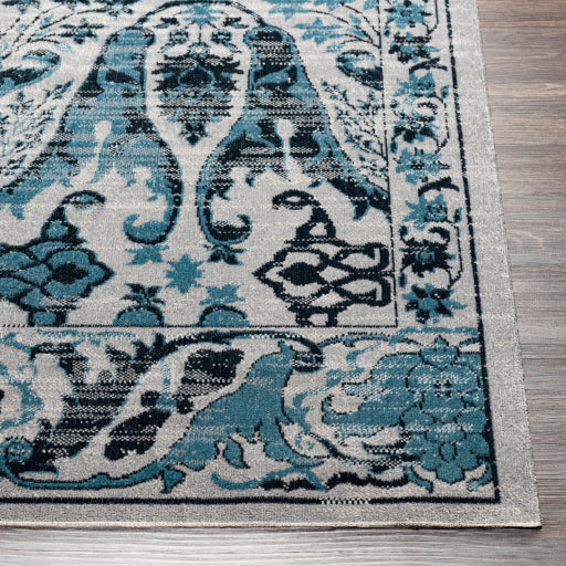 Surya Lavadora LVR-2333 Ink Blue Traditional  Rug