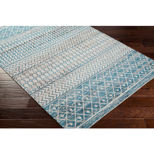 Surya Lavadora LVR-2334 Ink Blue Global  Rug