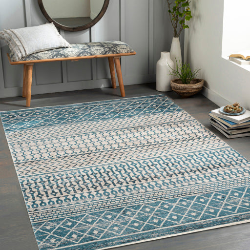 Surya Lavadora LVR-2335 Ink Blue Global  Rug