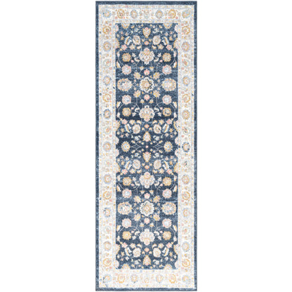 Surya Lavadora LVR-2350 Dark Blue Traditional  Rug