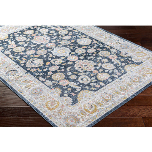 Surya Lavadora LVR-2350 Dark Blue Traditional  Rug