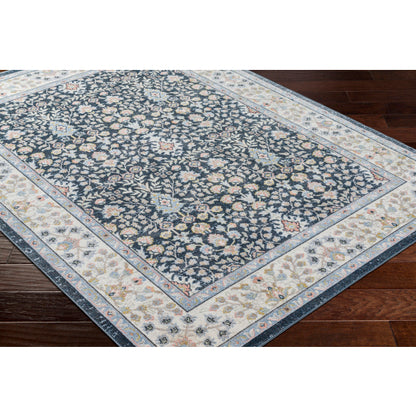 Surya Lavadora LVR-2354 Dark Blue Traditional  Rug