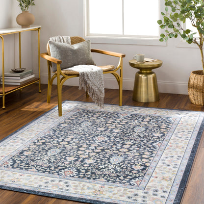 Surya Lavadora LVR-2354 Dark Blue Traditional  Rug