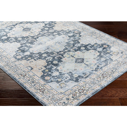 Surya Lavadora LVR-2357 Dark Blue Traditional  Rug