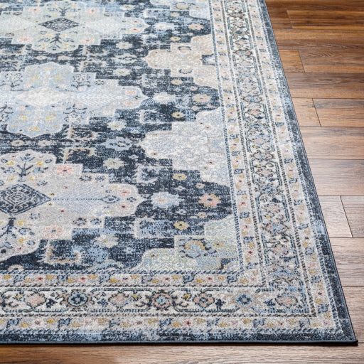 Surya Lavadora LVR-2357 Dark Blue Traditional  Rug