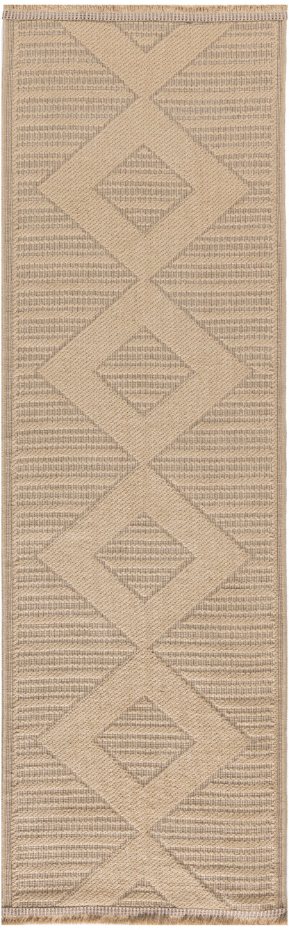 Nourison Home Washable Jute WSJ01 Natural Beige Contemporary Loom-woven Rug