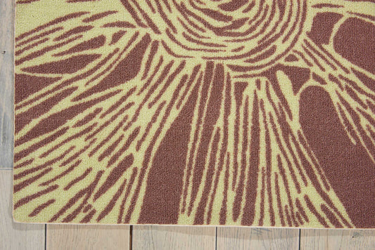 Nourison Home Home & Garden  Green  Contemporary