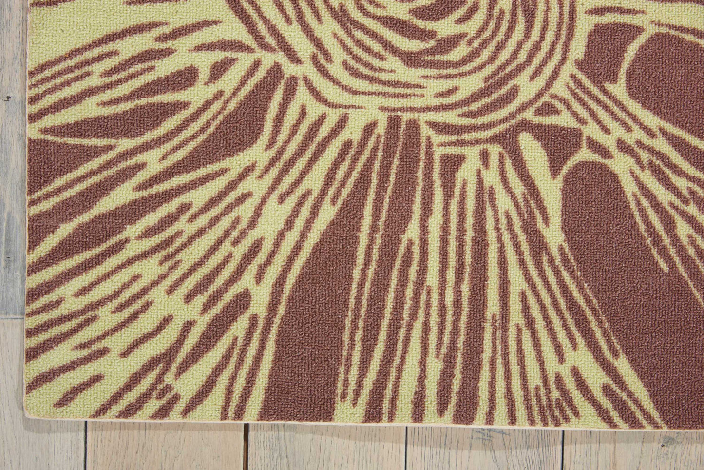 Nourison Home Home & Garden  Green  Contemporary