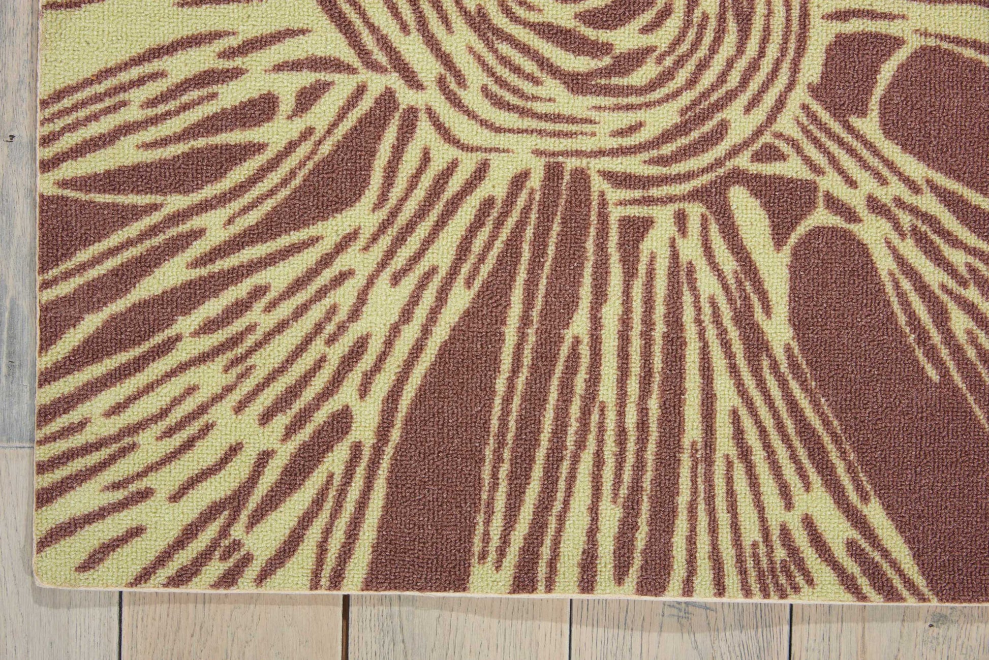 Nourison Home Home & Garden  Green  Contemporary