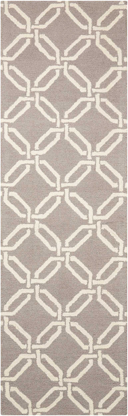 Nourison Home Linear  Silver  Contemporary