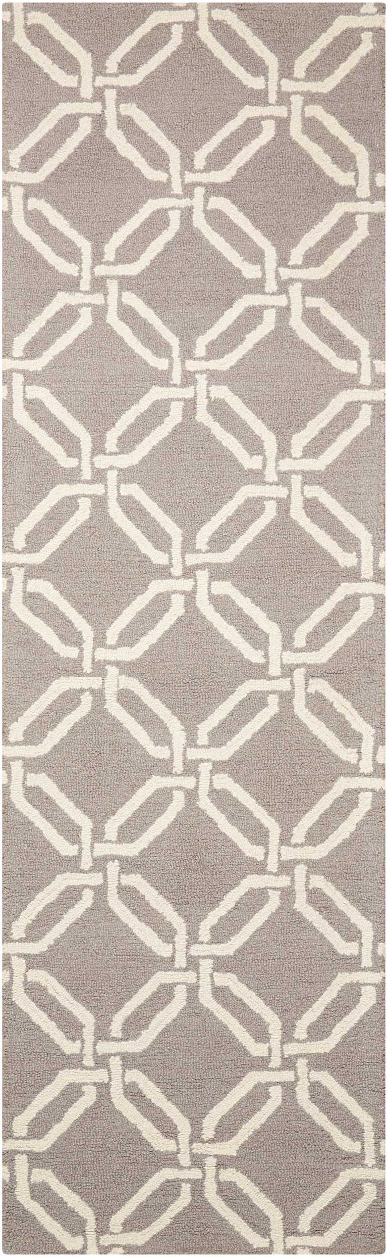 Nourison Home Linear  Silver  Contemporary