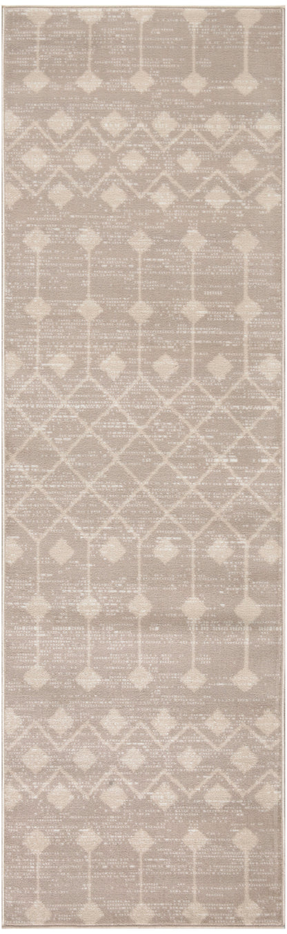 Nourison Home Grafix GRF37 Beige Transitional Power-loomed Rug