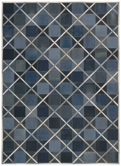Barclay Butera Cooper COP01 Indigo Contemporary Woven Rug