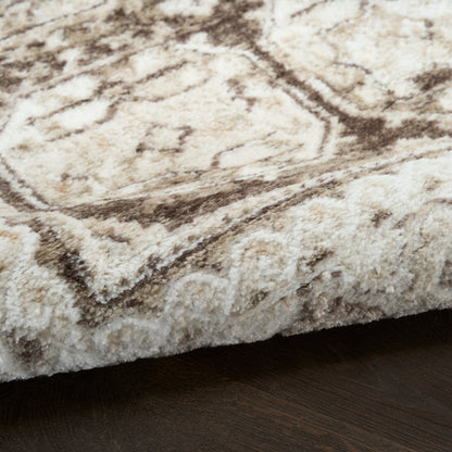 Nourison Home Dekor  Ivory Brown  Traditional