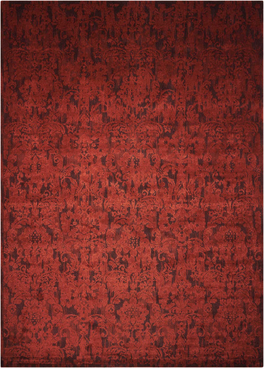 Nourison Home Nightfall  Brick  Contemporary