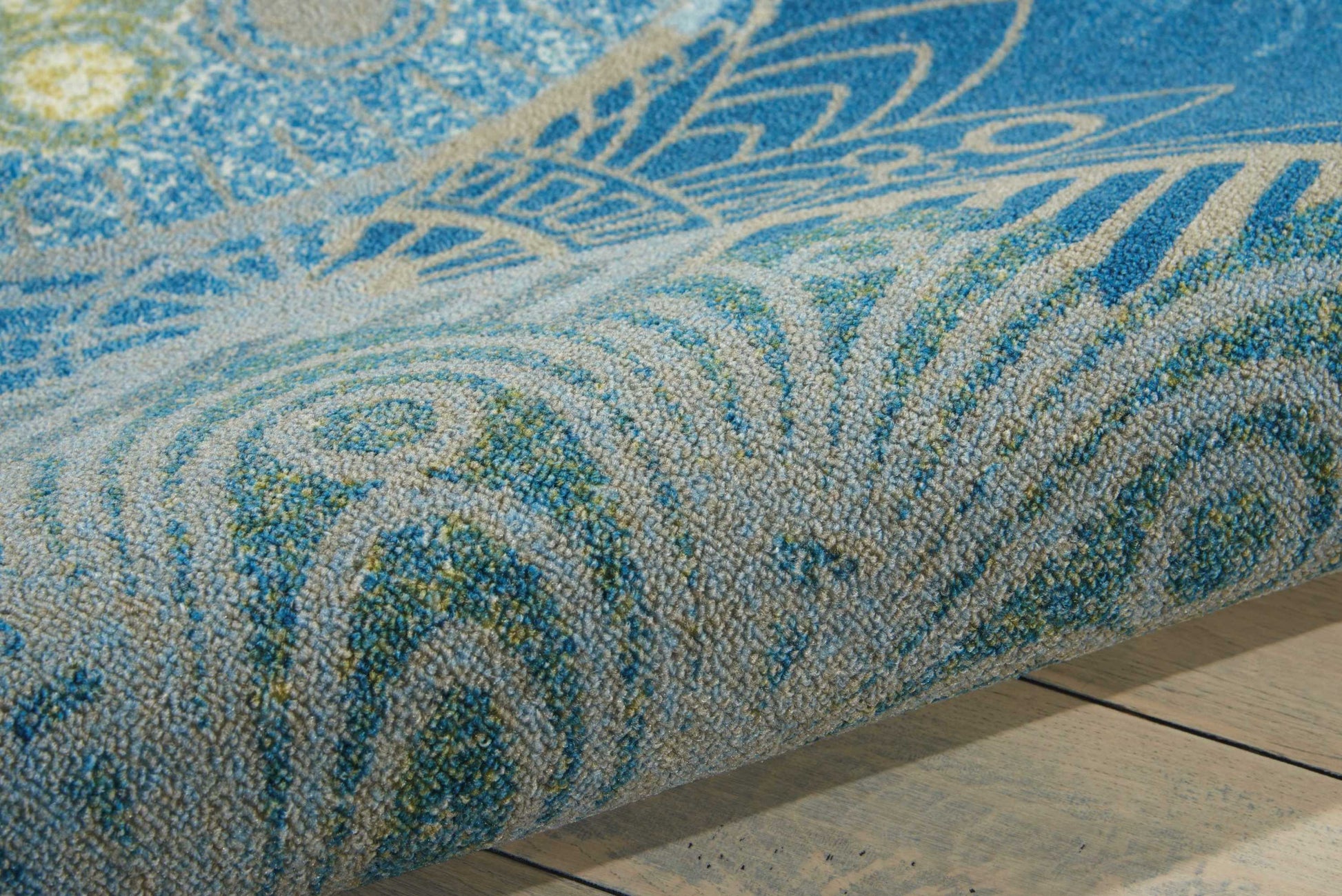 Nourison Home Home & Garden  Blue  Contemporary