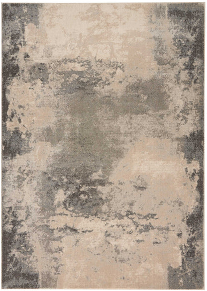 Nourison Home Maxell MAE13 Ivory Grey Contemporary Power-loomed Rugs