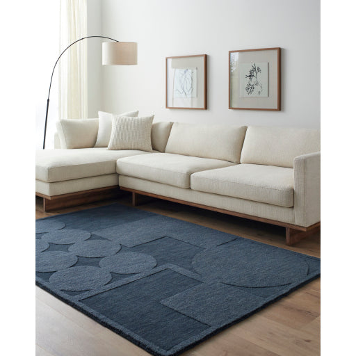 Surya Mystique M-5479 Navy Modern  Rug