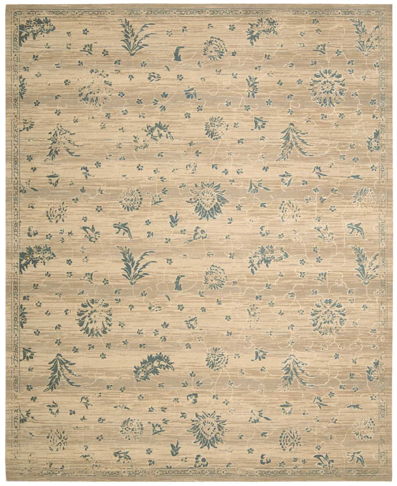 Nourison Home Silk Elements SKE28 Beige Traditional Loomed Rug