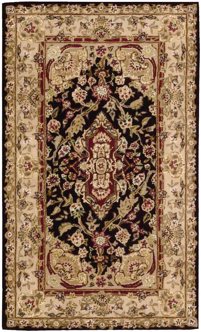 Nourison Home Nourison 2000 2028 Black Traditional Tufted Rug