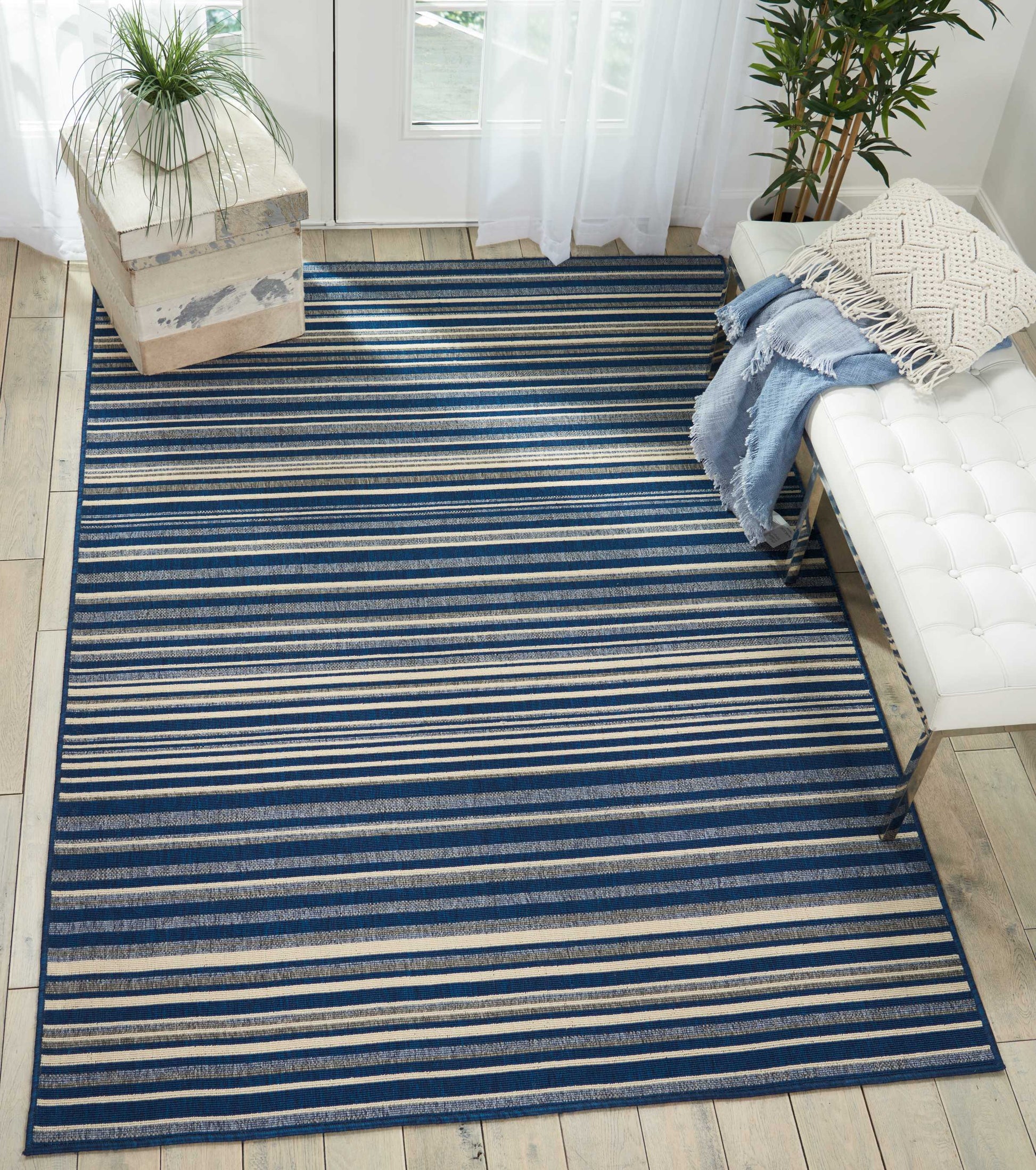 Barclay Butera Lido  Navy Cream  Contemporary