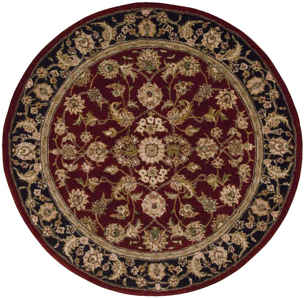 Nourison Home Nourison 2000 2002 Burgundy Traditional Tufted Rug