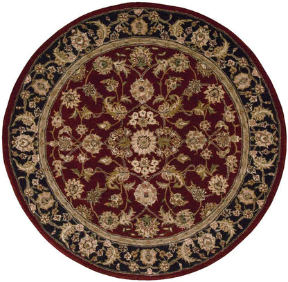 Nourison Home Nourison 2000 2002 Burgundy Traditional Tufted Rug