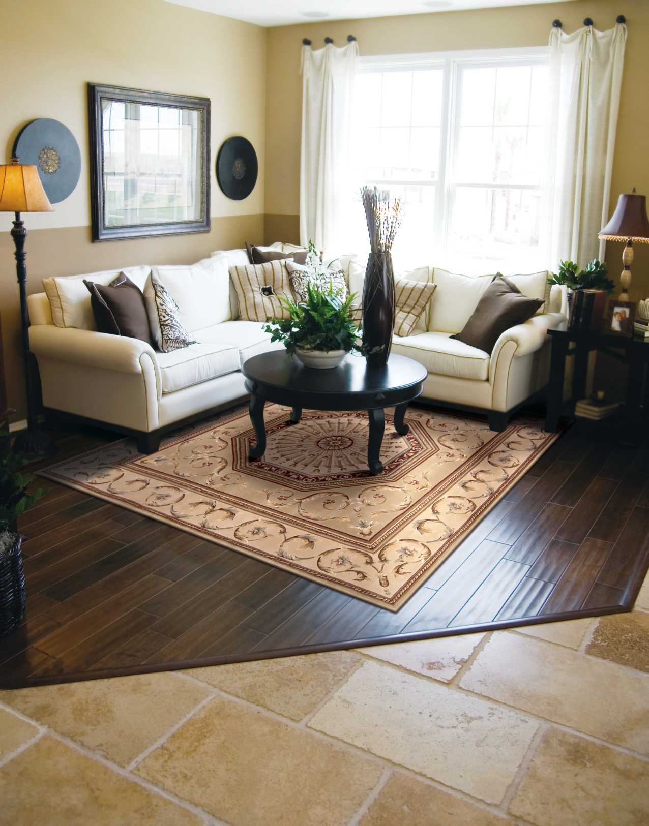 Nourison Home Versailles Palace  Sage  Traditional