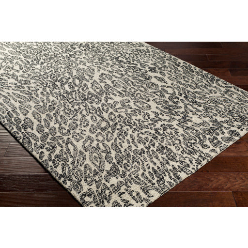 Surya Maroc Mar-23 Black Modern  Rug