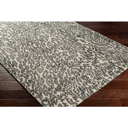Surya Maroc Mar-23 Black Modern  Rug
