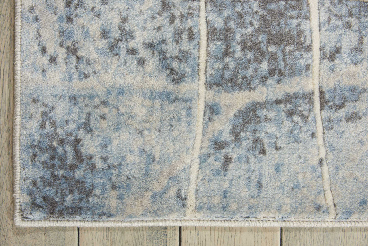 Nourison Home Somerset  Silver Blue  Contemporary