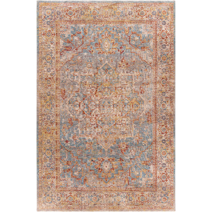 Surya Mirabel MBE-2310 Teal Traditional  Rug