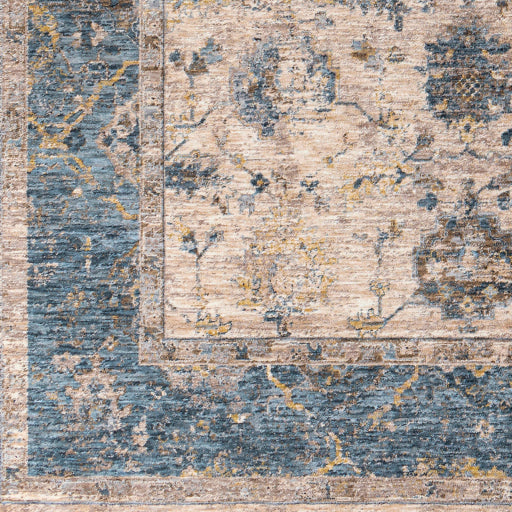 Surya Mirabel MBE-2313 Teal Traditional  Rug