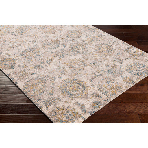 Surya Mirabel MBE-2316 Teal Traditional  Rug